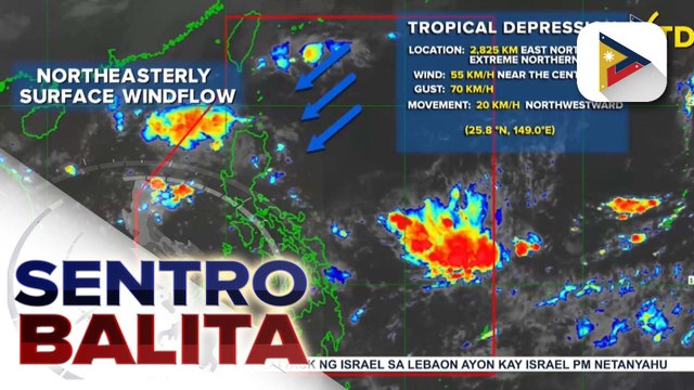 Northeasterly surface windflow, nakaaapekto sa extreme northern Luzon