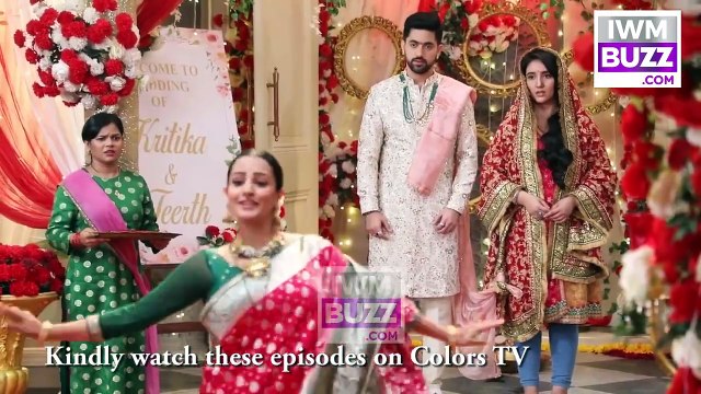 Suman Indori On Location: Devika ने स्वागत किया Suman और Teerth का | Colors TV | IWMBuzz