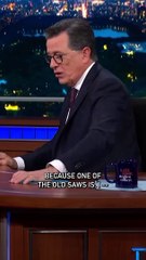 Kamala bebe cerveja com Sthepen Colbert e festeja 'boa vive' das eleições