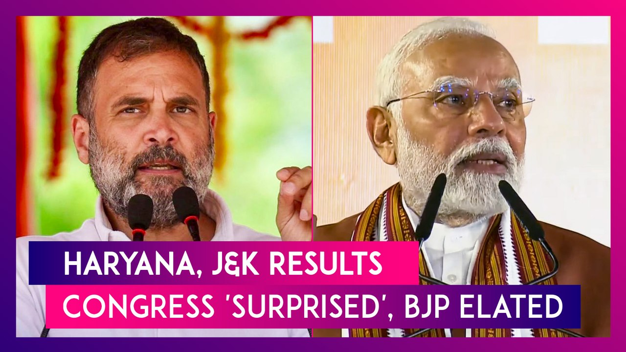 Assembly Polls Congress Terms Haryana Results 'Unexpected', PM Slams Cong For Defaming Institutions