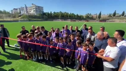 80. Yıl Bostancılı Futbol Sahası törenle açıldı