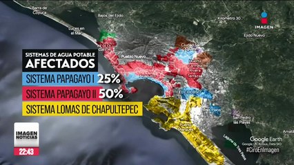 ¡Sin agua potable! Acapulco 10 días después del huracán “John”