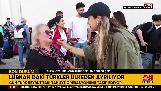Lübnan'daki Türklerin tahliyesi bugün! Fulya Öztürk Beyrut Limanı'ndan son durumu aktardı