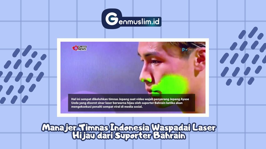 Manajer Timnas Indonesia Waspadai Laser Hijau dari Suporter Bahrain