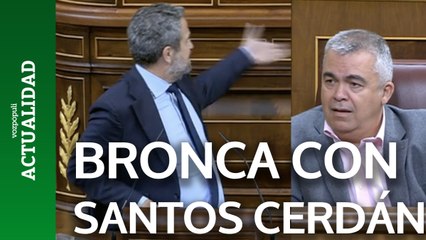 Bronca brutal de Olano con Santos Cerdán