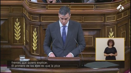 El PP interrumpe la comparecencia de Sánchez sobre migración con una ovación a Marimar Blanco en plena polémica por los presos de ETA