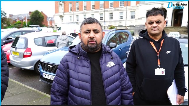Chesterfield taxi drivers protest