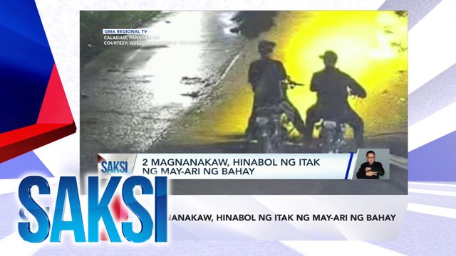 SAKSI RECAP:2 magnanakaw, hinabol ng itak ng may-ari ng bahay (Originally aired on October 8, 2024)