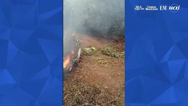 MG: avião cai em Ouro Preto e piloto não sobrevive