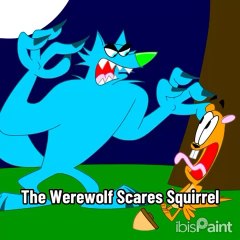 The Johnny Show: The Werewolf Scares Squirrel in Speedpaint