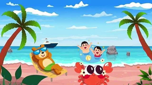 Lets go to the beach toodlers fun- Nursery rhymes for kids-