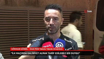 Gökhan Gönül: İlk maçımda galibiyet almak tarif edilemez bir duygu