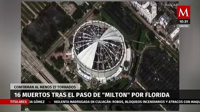 Huracán 'Milton': Muertes en Florida ascienden a 16, incluyendo víctimas de tornados