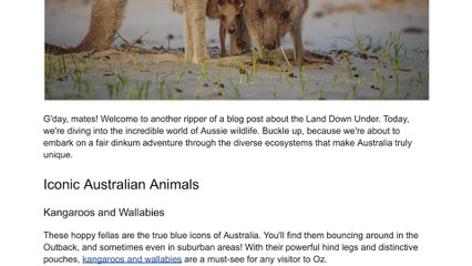 Australia's Wildlife - Discover Unique Animals and Plants | Julian Di Benedetto
