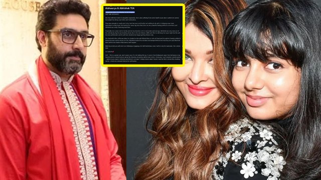 Aishwarya Rai Abhsiek Bacchan Divorce Confirmed ? Reddit User Shocking Post Viral, Fans Reaction
