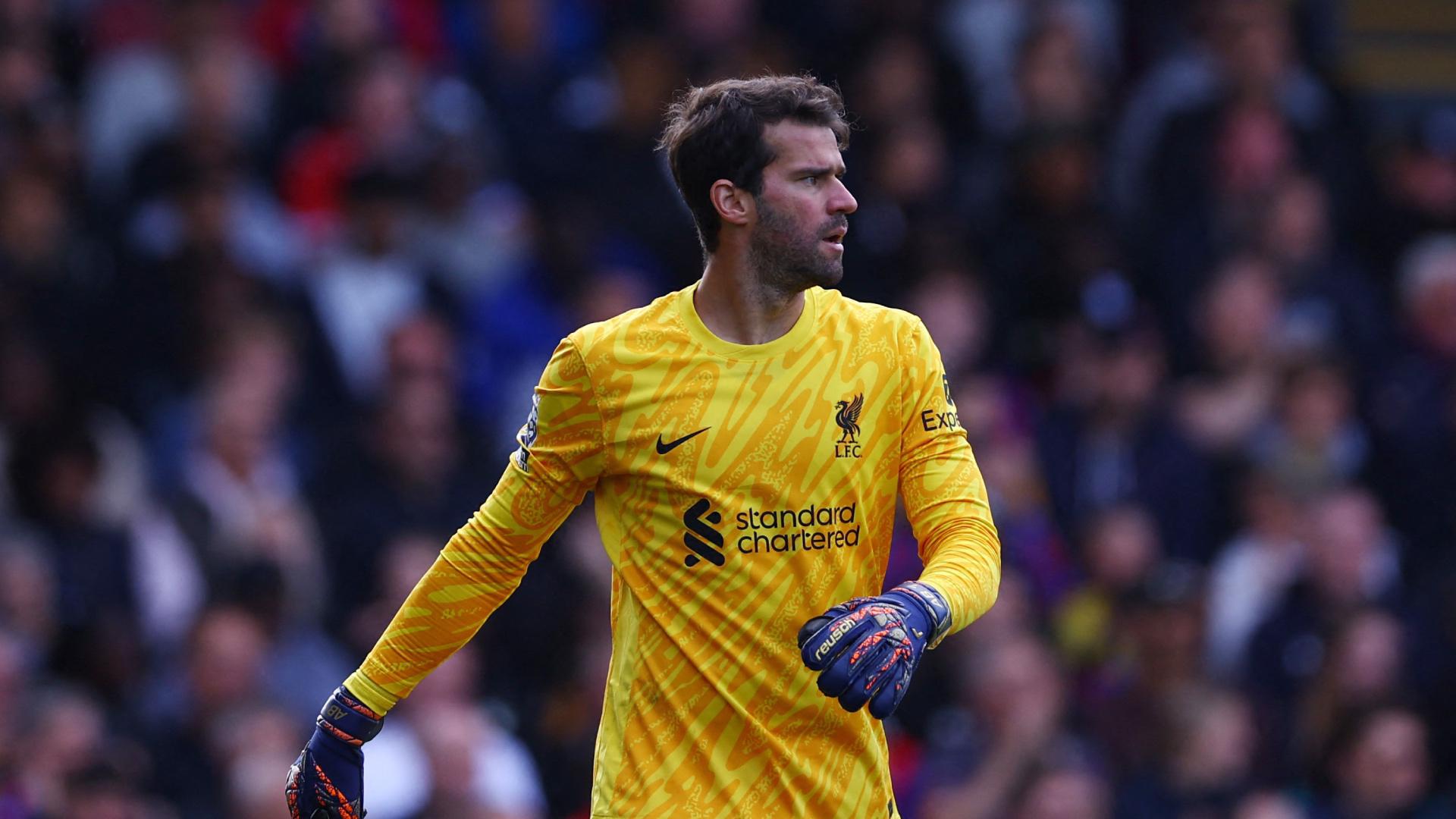 Slot expects injured Alisson to miss 'a few weeks'