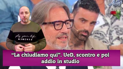 Uomini e Donne, Gabriele lascia Sabrina in studio