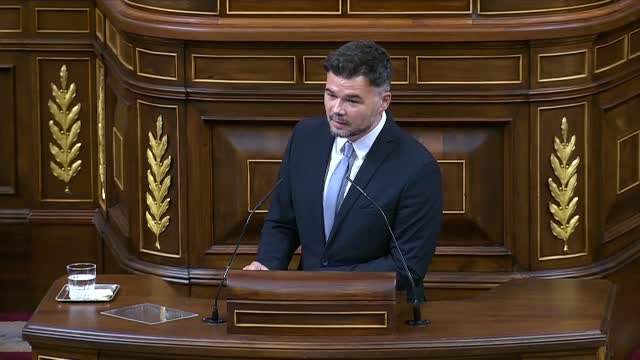 Rufián al PP: La maldad vuelve, al final los que han votado a Txapote son ustedes