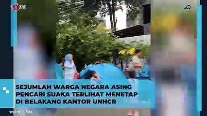 WNA Nginep di Belakang UNHCR
