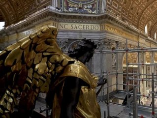 Gold und Schuhe gefunden: Restaurierung am Petersdom geht zu Ende