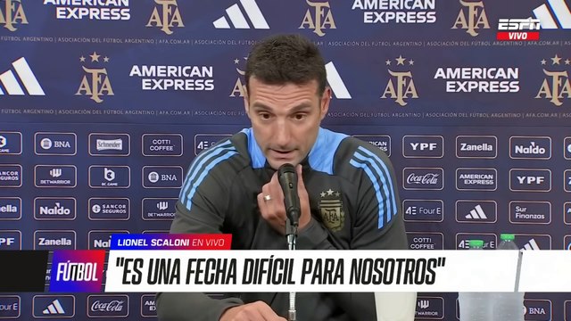 Scaloni habló de los imponderables antes de las eliminatorias frente a Venezuela y Bolivia: Es una fecha muy difícil