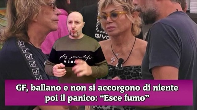 GF, ballano e non si accorgono di niente poi il panico “Esce fumo”