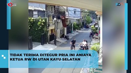 Tak Terima Ditegur Seorang Pria Aniaya Ketua RW di Utan Kayu