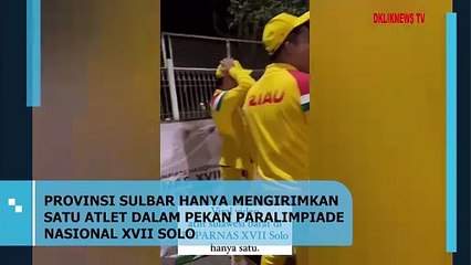 PROVINSI SULBAR HANYA MENGIRIMKAN SATU ATLET DALAM PEKAN PARALIMPIADE NASIONAL XVII SOLO