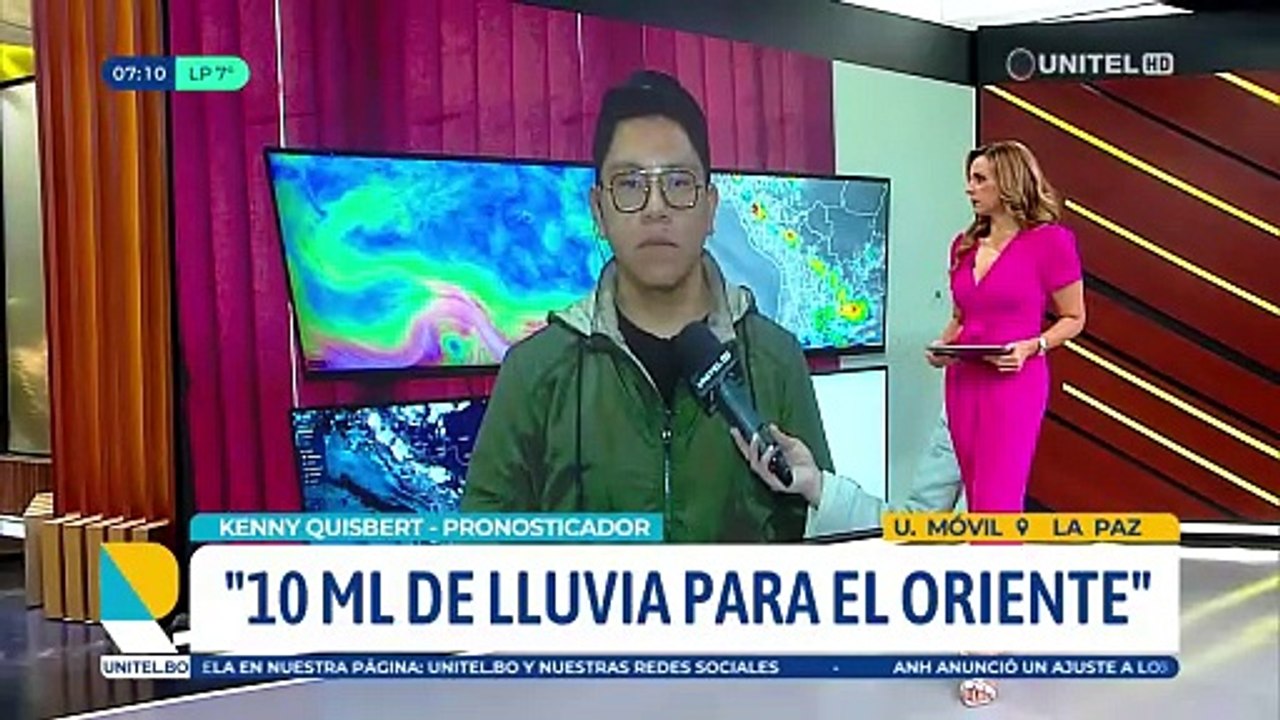 Pronostico para los próximos días en Bolivia