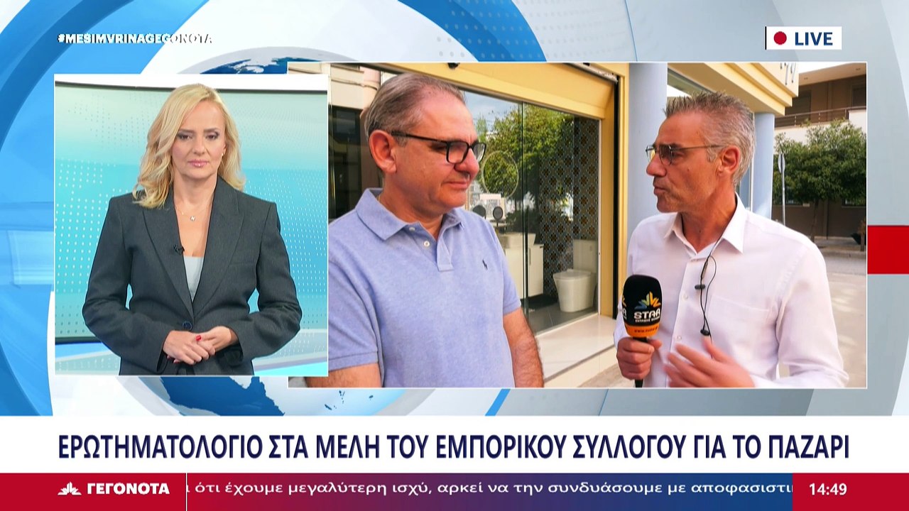 Ο πρόεδρος του εμπορικού συλλόγου Λιβαδειάς Δημ...
