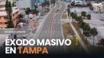 Éxodo masivo en Tampa por el huracán más peligroso del siglo