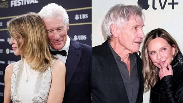 Richard Gere innamorato, Harrison Ford scanzonato: i divi in coppia sul red carpet