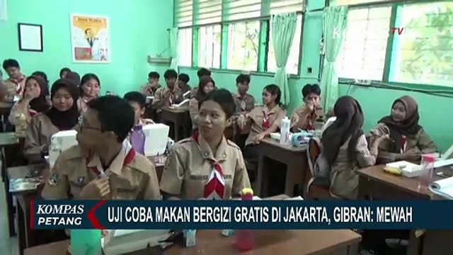 Gibran Kembali Gelar Uji Coba Makan Bergizi Gratis di SMAN 70 Jakarta