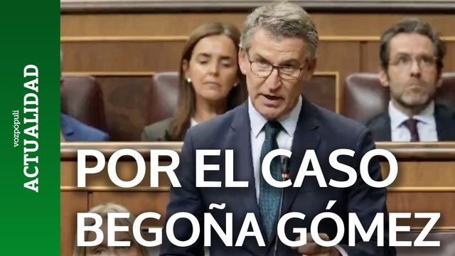 El retrato de Feijóo a Pedro Sánchez por Begoña Gómez