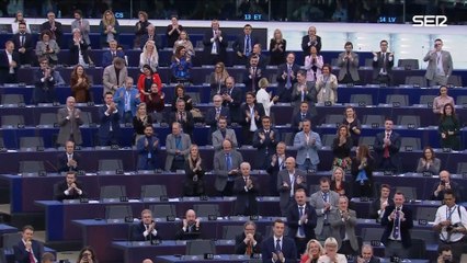 Eurodiputados entonan el Bella Ciao en respuesta al discurso de Viktor Orbán