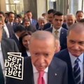 Cumhurbaşkanı Erdoğan, gazetecinin sorusunu A Haber muhabirine cevaplattı