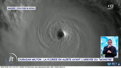 JT du 09 octobre : Ouragan Milton, la Floride en alerte avant l'arrivée du "monstre"