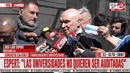 Espert habló del veto a la ley de financiamiento y sostuvo: "Los pobres no van a la universidad"