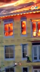 BOMBEROS SALVAN LA VIDA DE UN HOMBRE