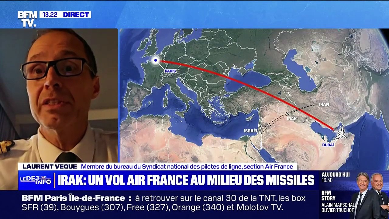 Révélations sur une catastrophe évitée de justesse : Le vol Air France AF662, qui reliait le 1er octobre Paris à Dubaï, s'est retrouvé au milieu de missiles tirés par l'Iran et qui visaient Israël