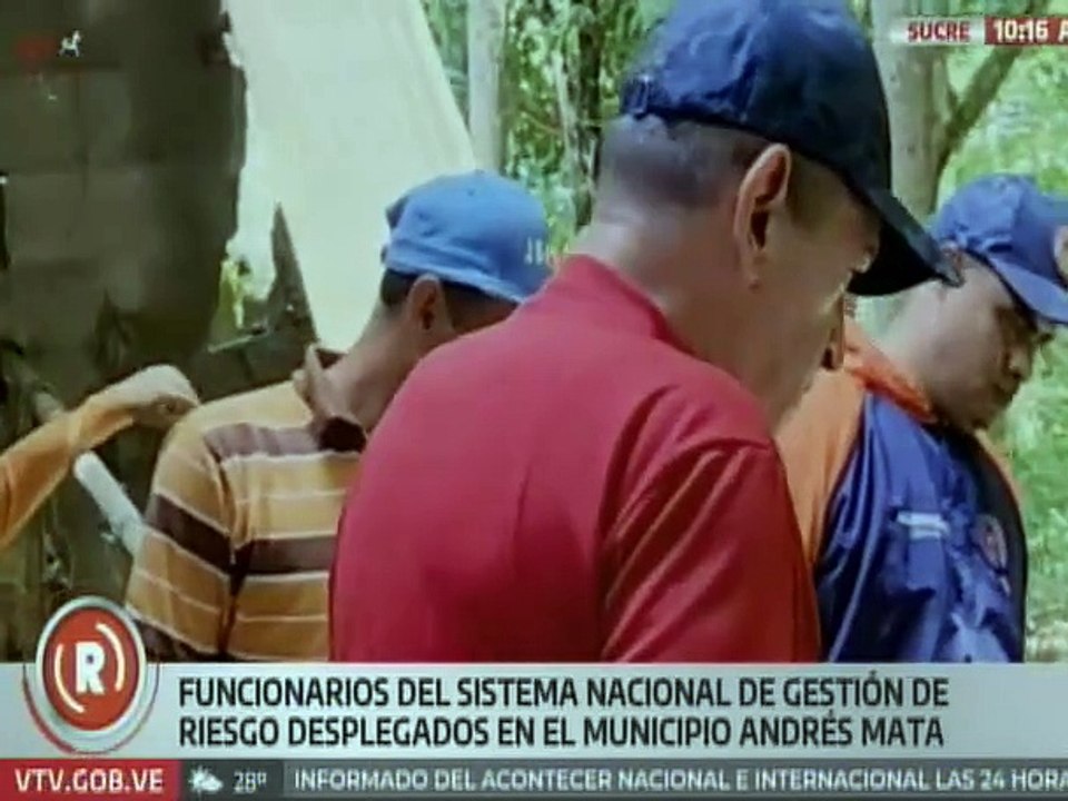 Sucre |  Alcalde Iliath Veloz inspecciona zonas afectadas por las lluvias en el mcpio. Andrés Mata