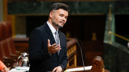 Rufián se burla del error del PP con los etarras: "Al final han sido ustedes quienes han votado a Txapote"