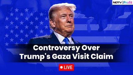 U.S. Election Watch | Controversy Over Trump's Gaza Visit Claim | NDTV Profit