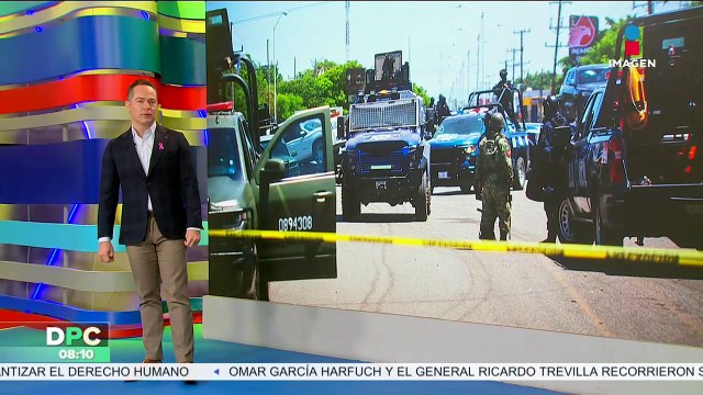 Harfuch y Ricardo Trevilla Trejo recorren las calles de Culiacán