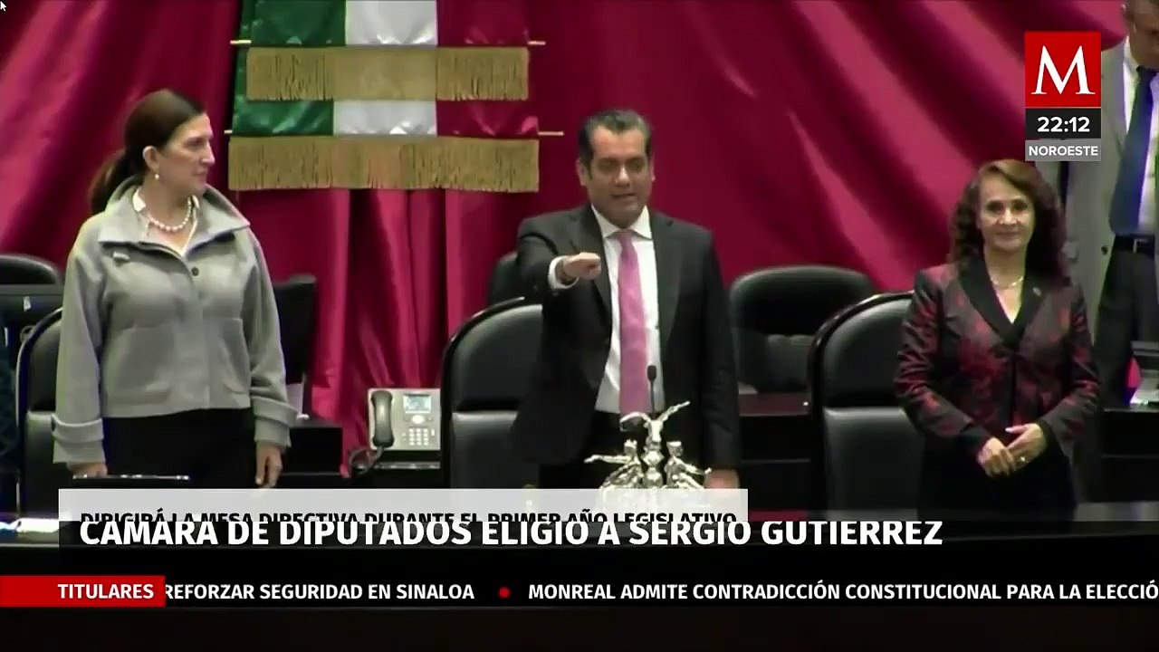 Sergio Gutiérrez Luna asume la presidencia del Senado tras la muerte de Ifigenia Martínez