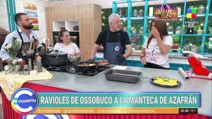 RAVIOLES DE OSOBUCO con manteca de AZAFRÁN 