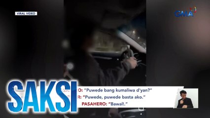 Driver, nag-viral dahil sa pagpasok sa one-way kahit bawal at pag-name drop pa sa anak ng pulitiko; BGC, nakikipag-ugnayan na sa LTO | Saksi