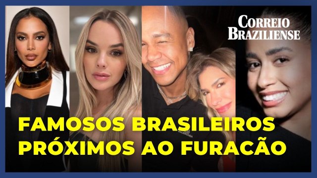 Famosos brasileiros próximos da rota de um dos piores furacões dos EUA