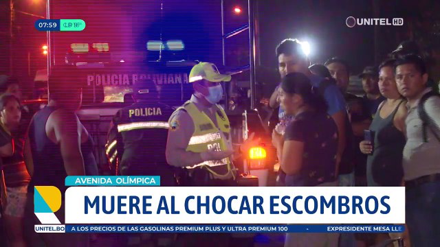 Identifican al motociclista que murió tras chocar contra promontorio de tierra en una avenida que está siendo asfaltada