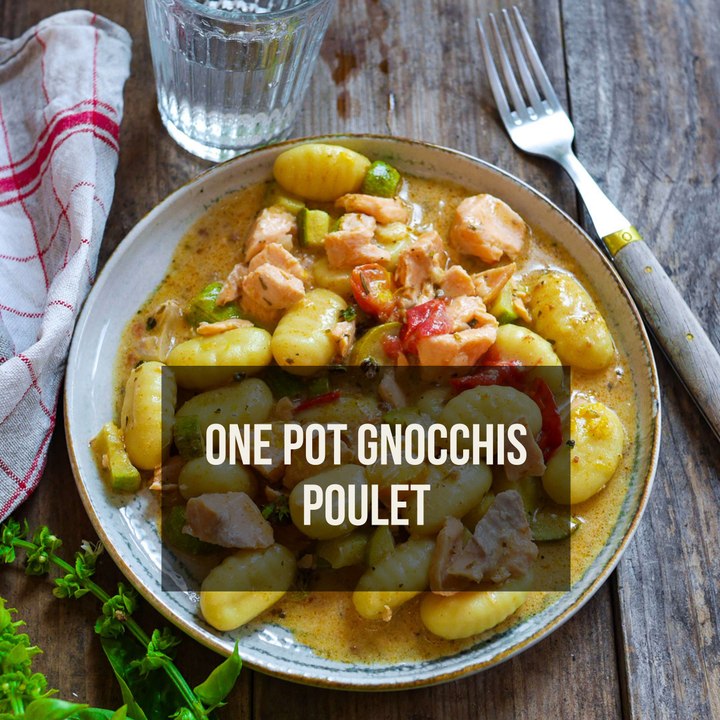 ✨ One Pot Gnocchis Poulet & Tomates Séchées
